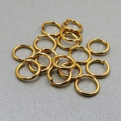 Nerezové kružky 6mm zlaté